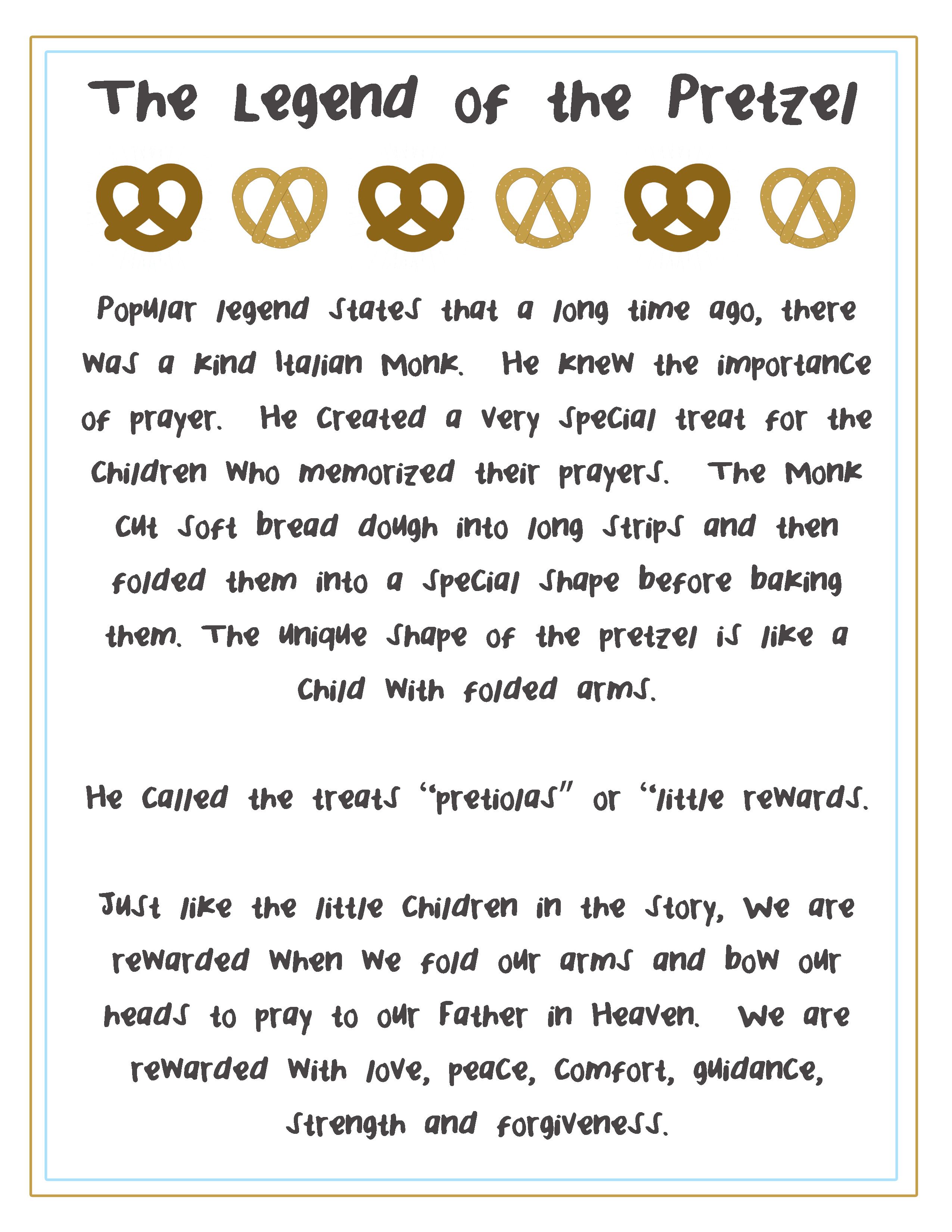 Teaching prayer pretzels for family night she adelle activity days activity day girls sunday school lessons