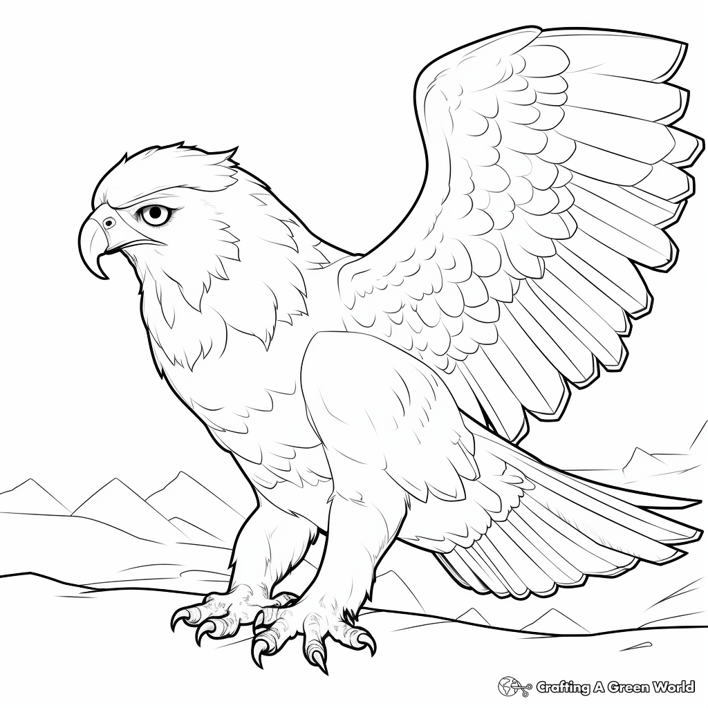 Snowy owl coloring pages
