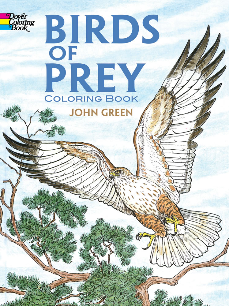 Birds of prey loring book