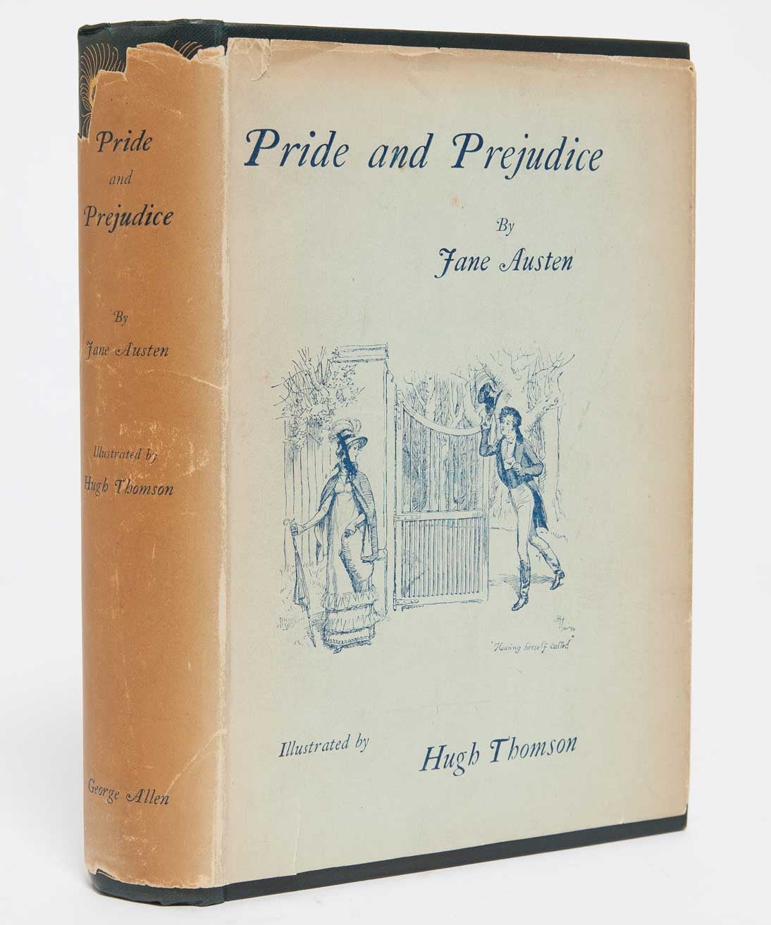 Pride and prejudice in dust jacket jane austen hugh thomson first edition thus