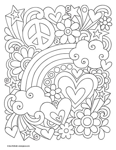 Peace love music â jess volinski love coloring pages coloring pages inspirational cool coloring pages