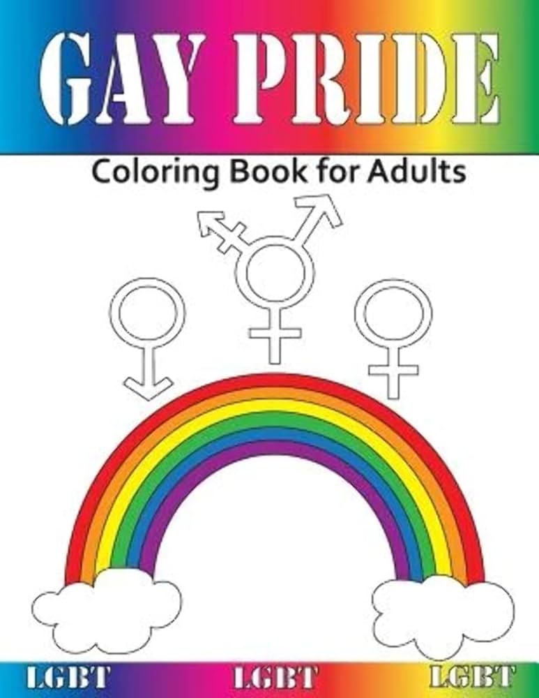 Gay pride coloring book for adults ingiras beth books