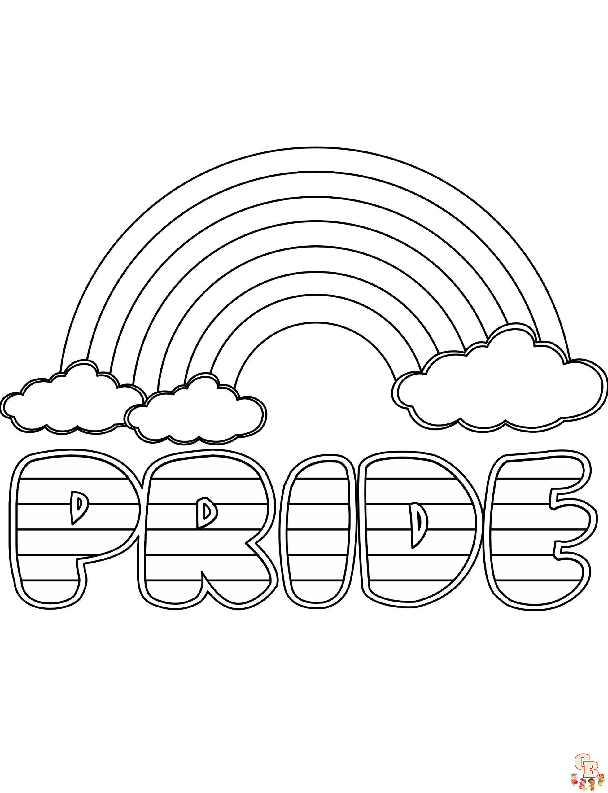 Celebrate diversity with pride coloring pages
