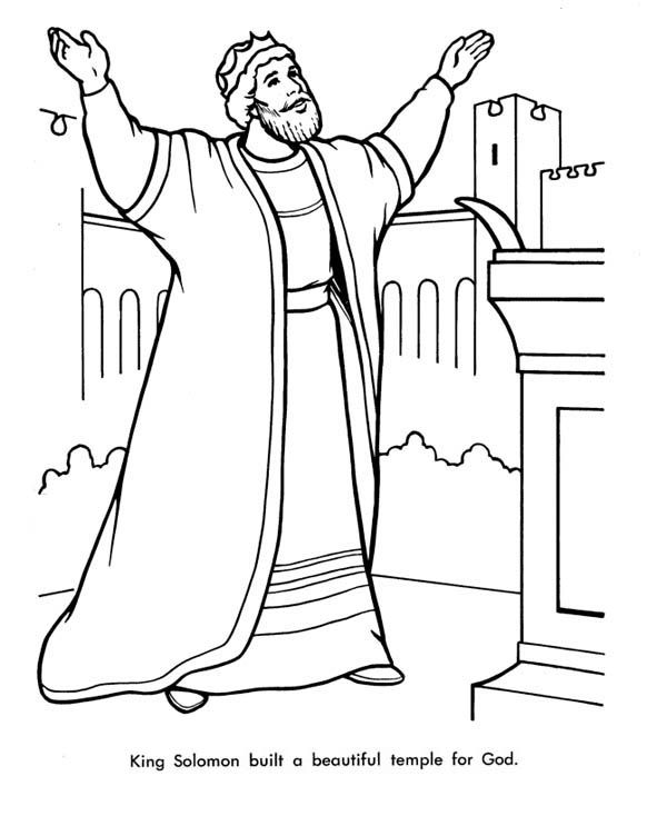 Solomon temple color sheet