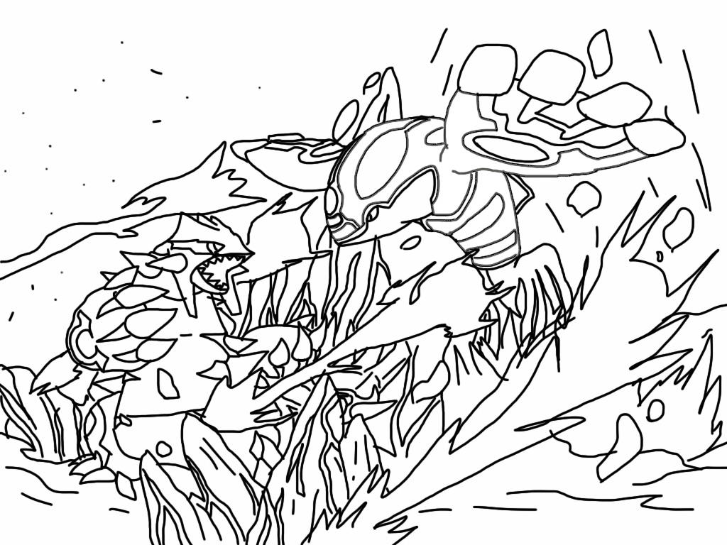 Primal groudon and kyoger by arya on