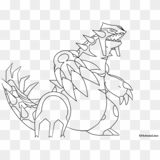 Primal groudon pokemon coloring pages sketch coloring