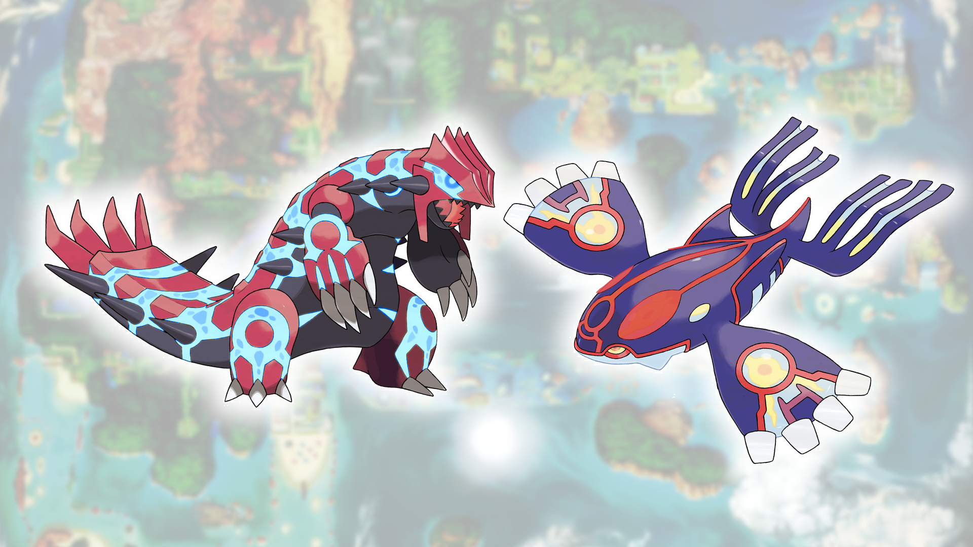 Primal groudon and kyogre if they kept their original marking colors rpokemon