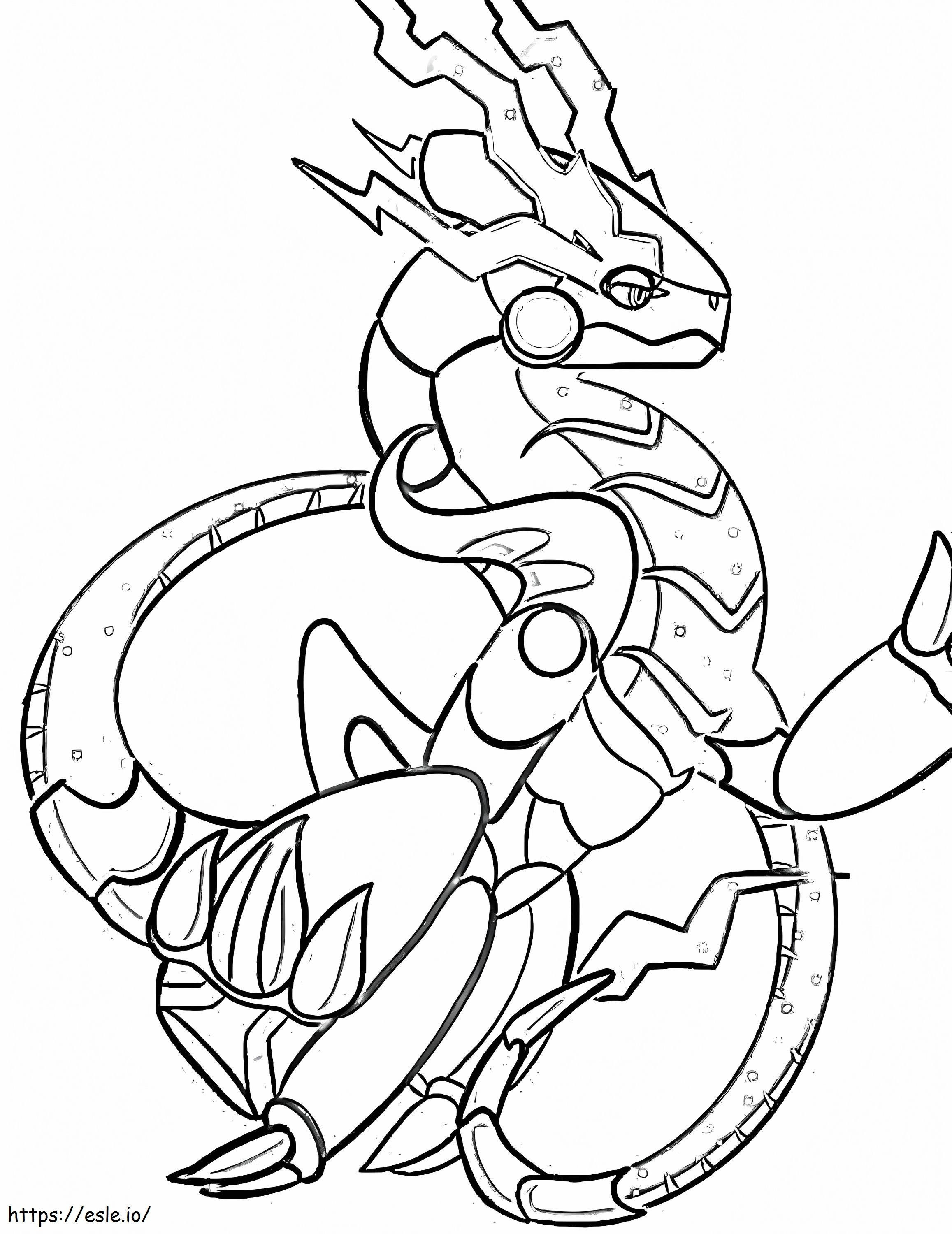 Miraidon pokemon coloring page