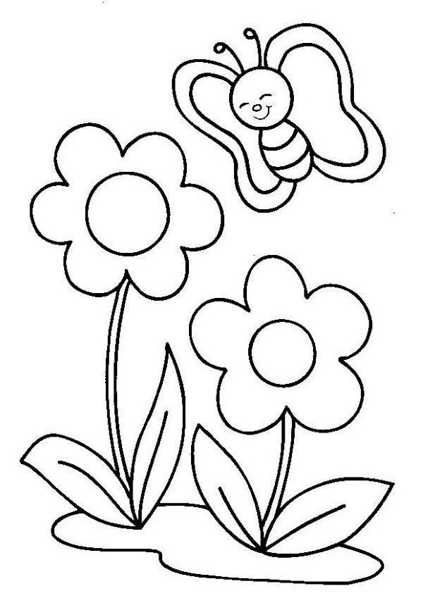 Desenho da primavera moldes e atividades