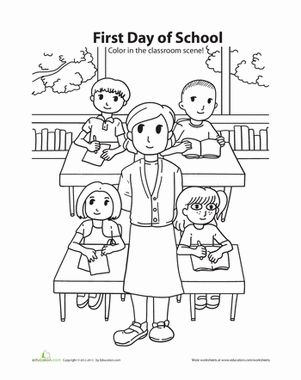 First day of school coloring school coloring pages sunday school coloring pages nursery class activities