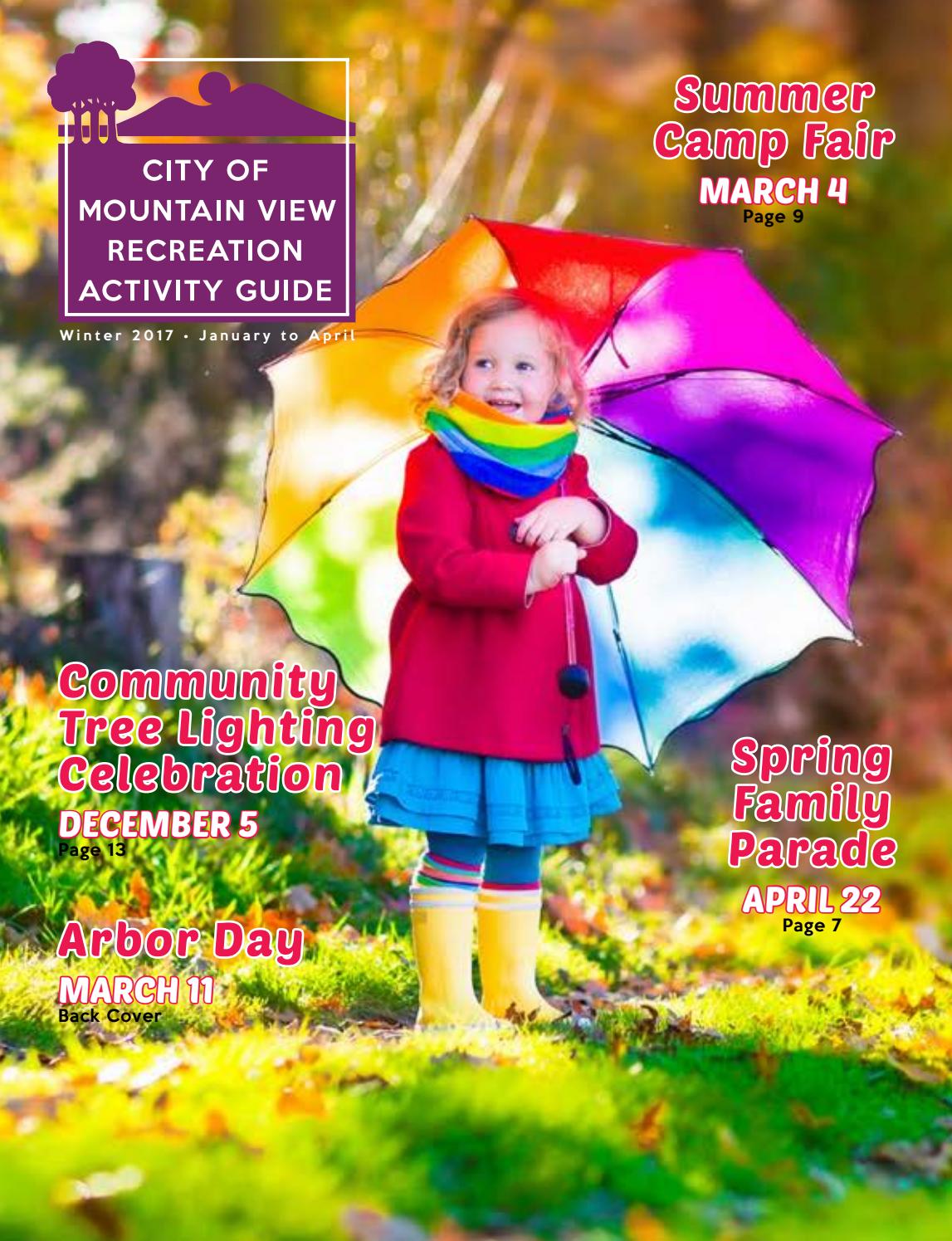 City of mountain view winter activity guide by city of mountain view recreation division