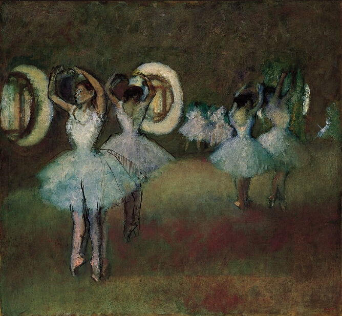 Dancers in the rotunda at the paris opãra norton simon museum
