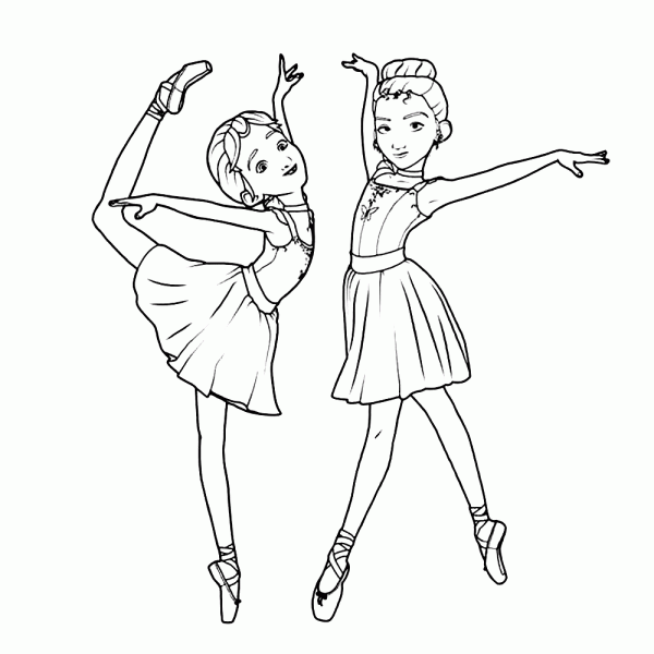 Dibujos de ballet para colorear descargar e imprimir colorear imãgenes