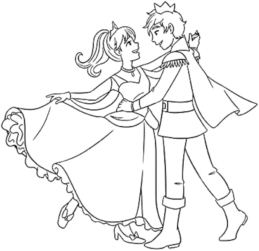 Princess coloring book for kids ages