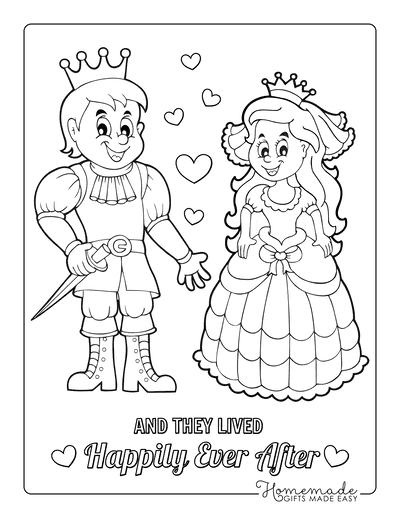 Free princess coloring pages for kids