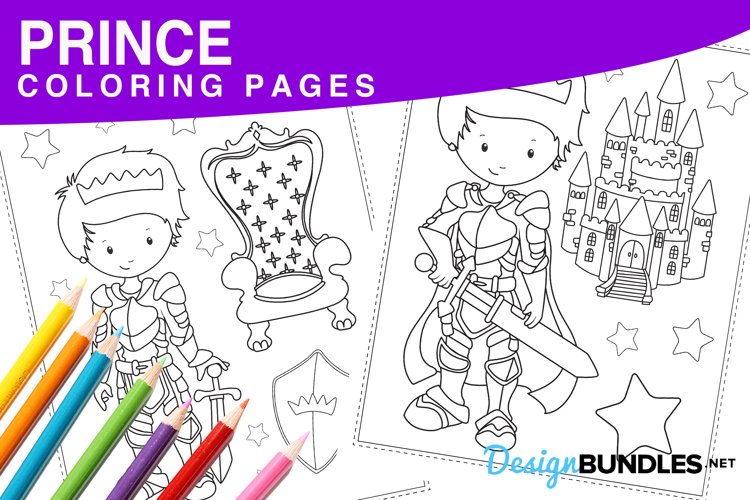 Prince coloring pages