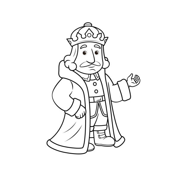 Prince coloring pages stock illustrations royalty
