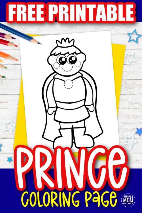 Free printable prince template â simple mom project