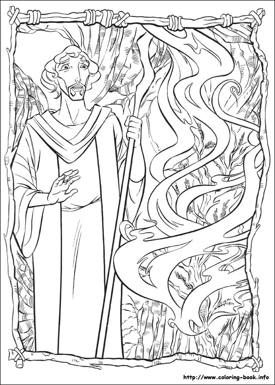 The prince of egypt coloring picture