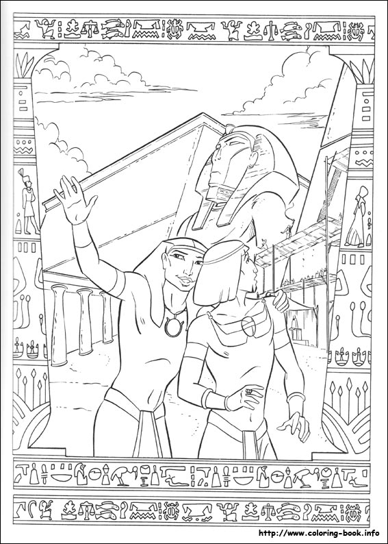 The prince of egypt coloring picture
