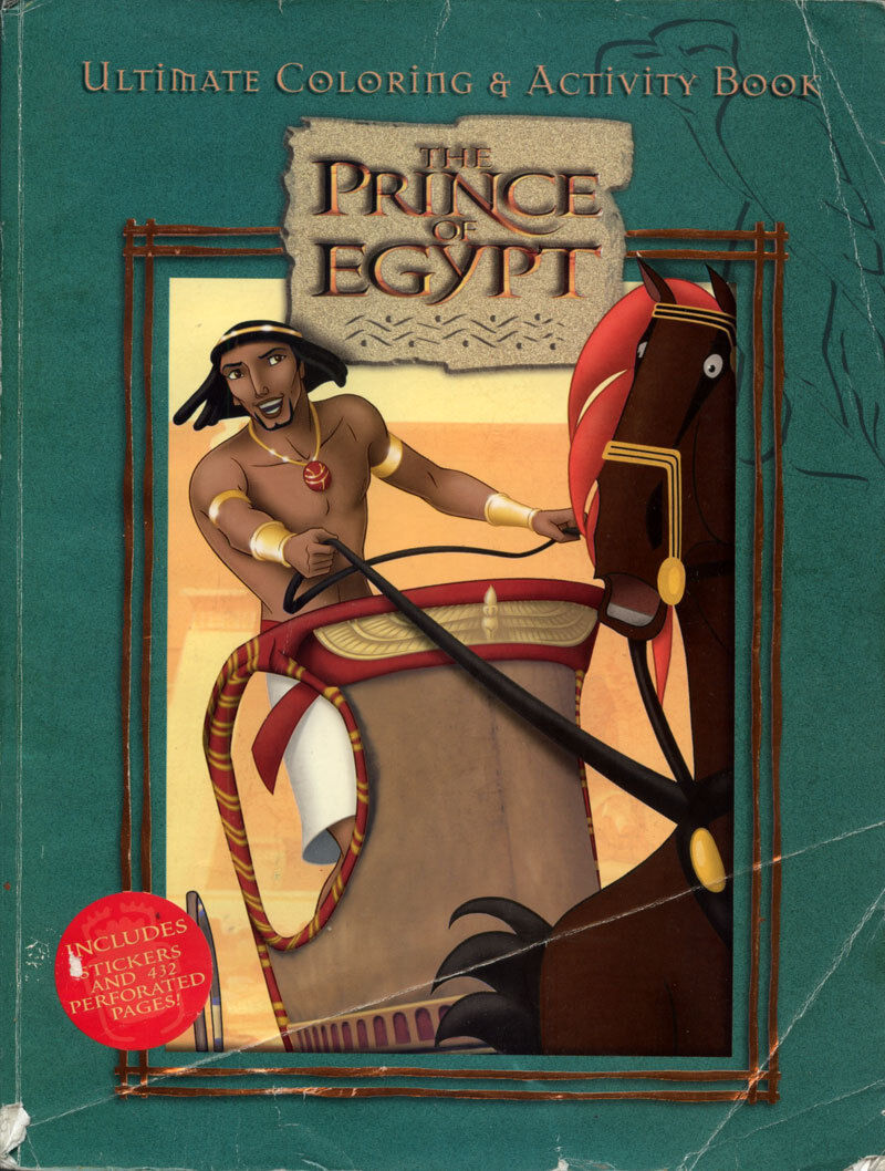 Prince of egypt coloring book rare