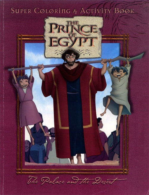 Prince of egypt the coloring and activity book coloring books at retro reprints