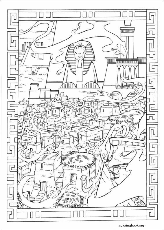 The prince of egypt coloring page