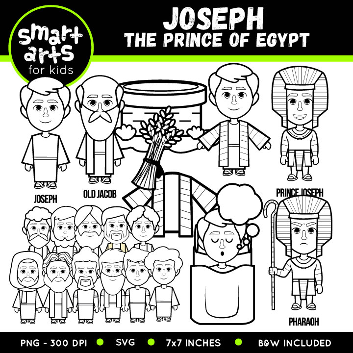 Joseph the prince of egypt clip art