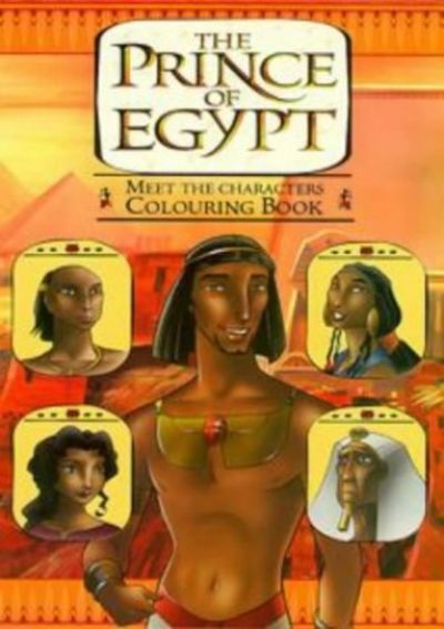 Prince of egypt colouring book dreamworks