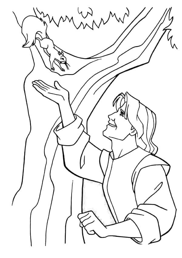 Pocahontas coloring pages