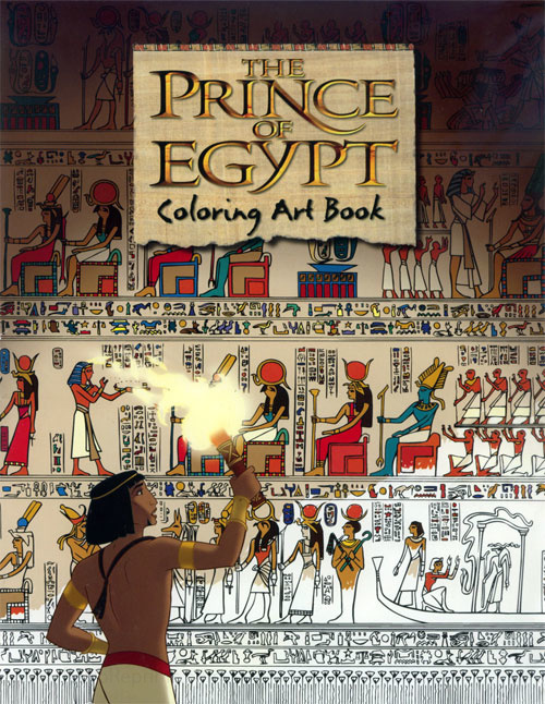 Prince of egypt the coloring art book coloring books at retro reprints