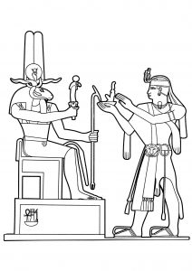 Head crowns from ancient egypt