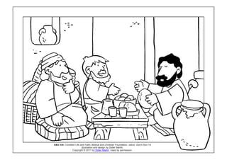 Coloring page meals with jesus the stranger on the road to emmaus ppt