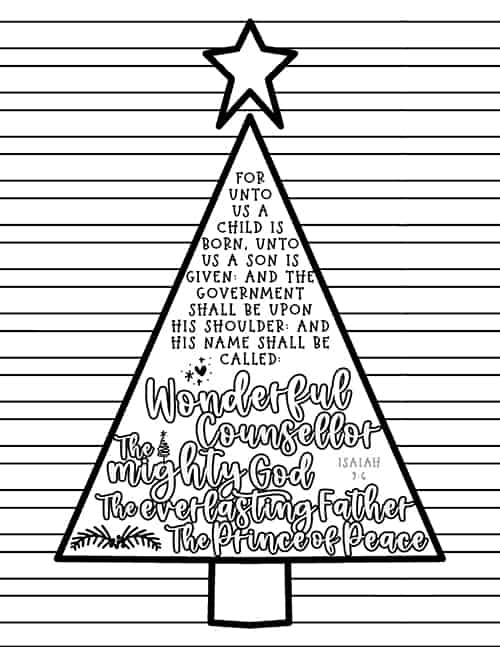Christmas bible verses for kids