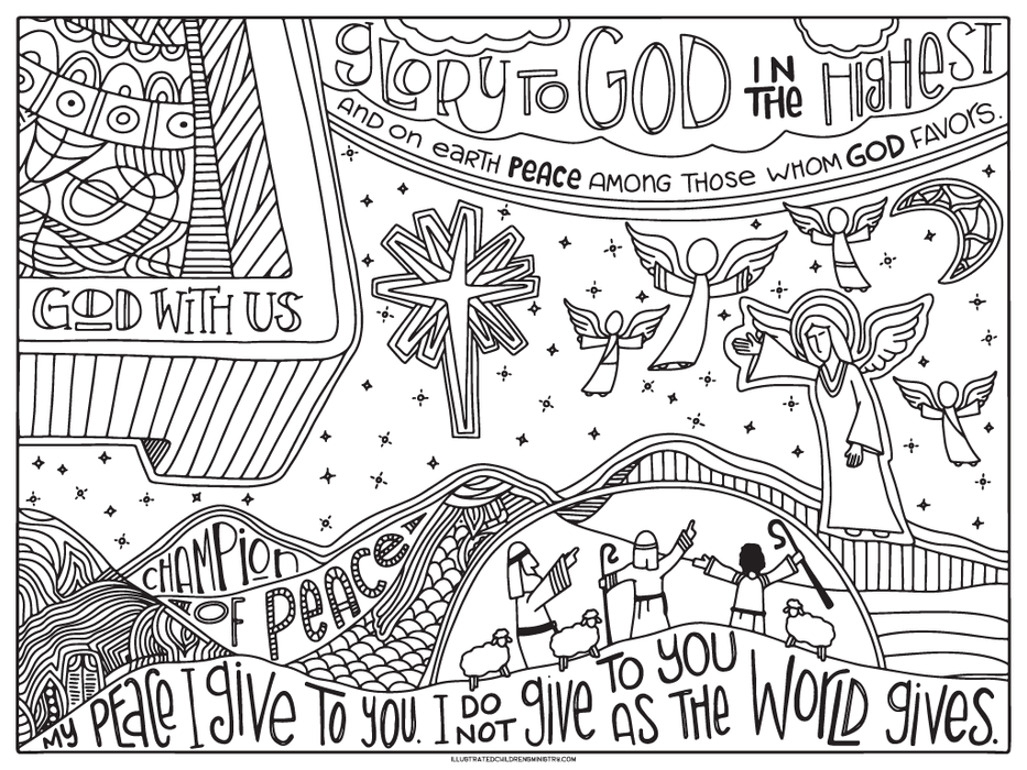 Names of the messiah coloring posters â illustrated ministry