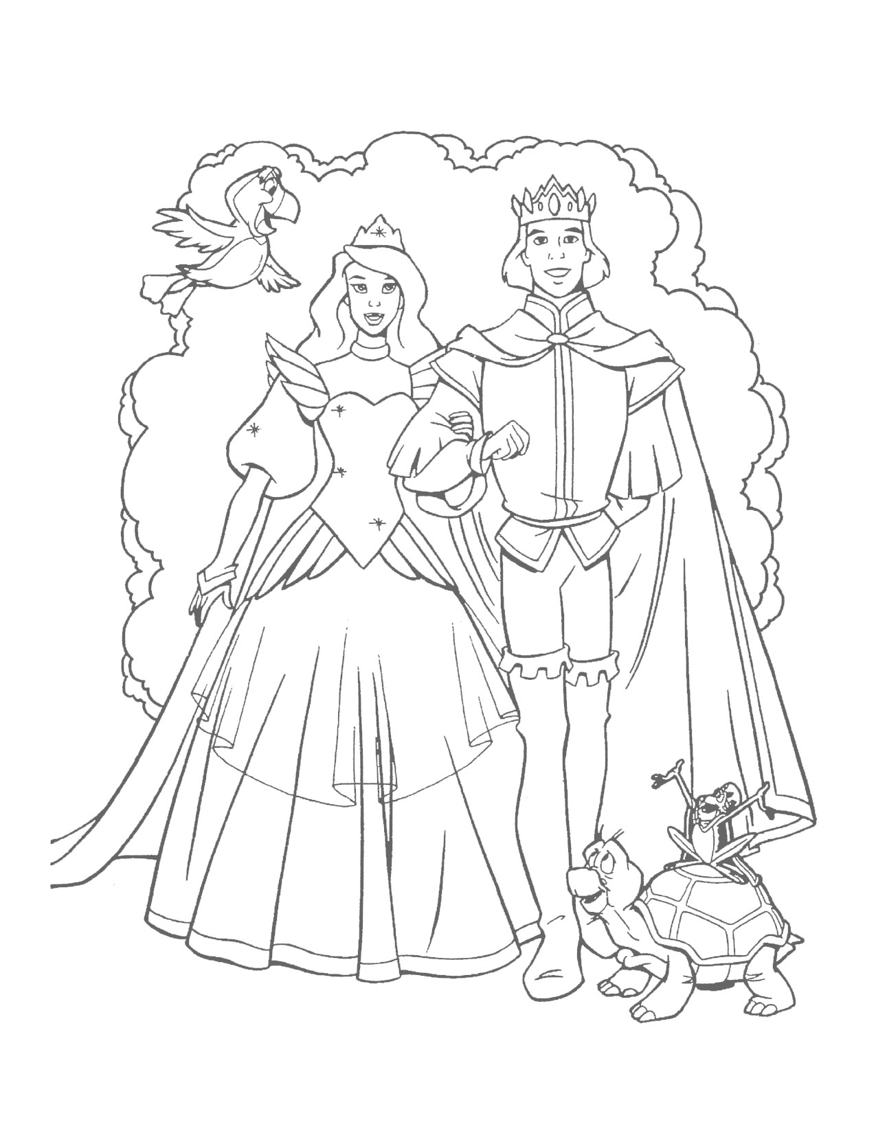 Swan princess th anniversary coloring pages create play travel