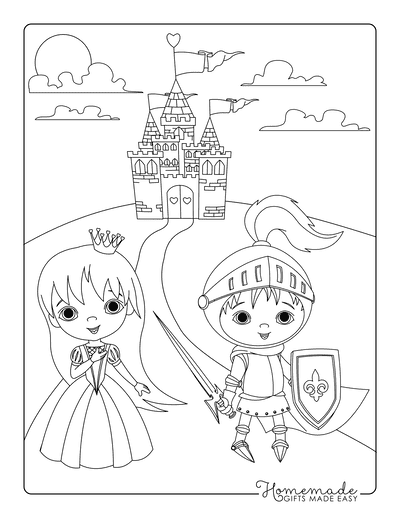 Free princess coloring pages for kids