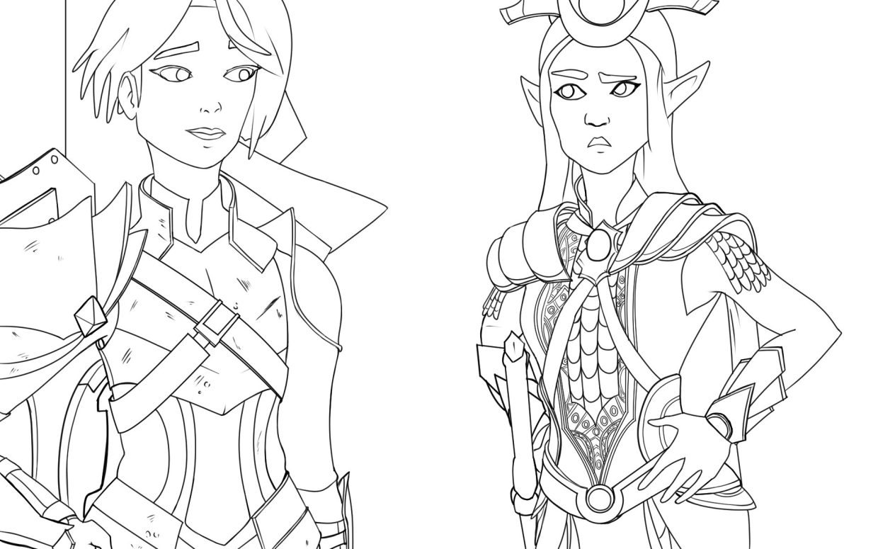 Dragon prince coloring pages