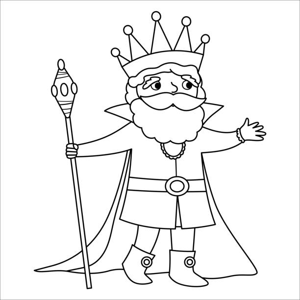 Prince coloring pages stock illustrations royalty