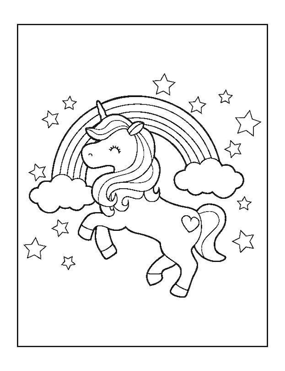 Pages unicorn coloring pages coloring sheets
