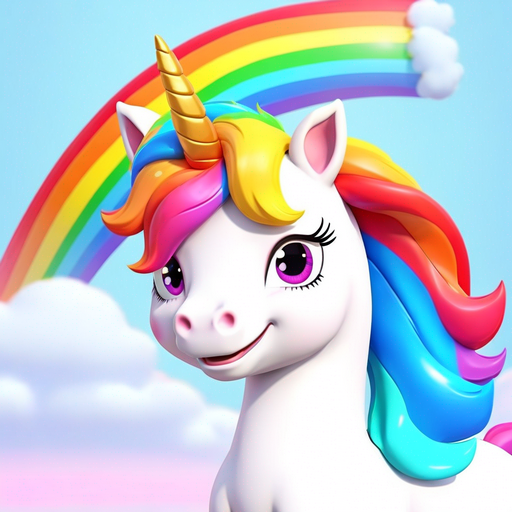 Unicorn glitter coloring book