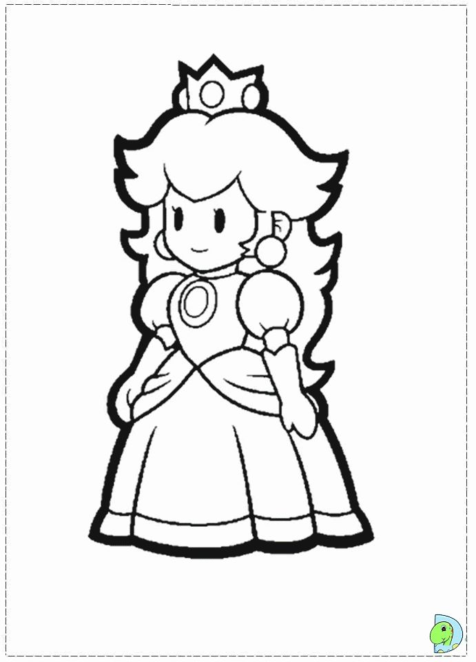 Super mario bros coloring page mario bros para colorear dibujos silueta de princesa