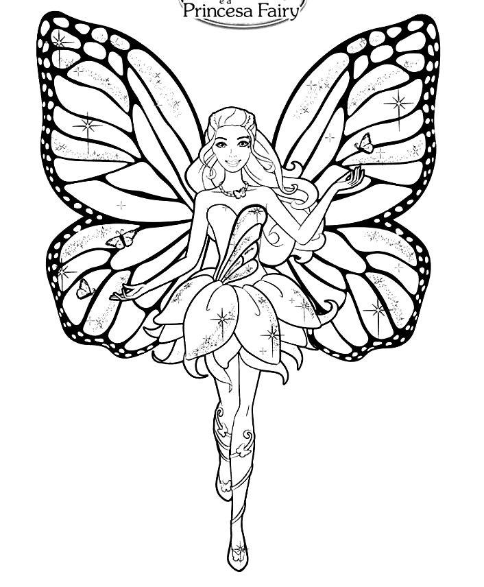 Barbie coloring pages printable for free download