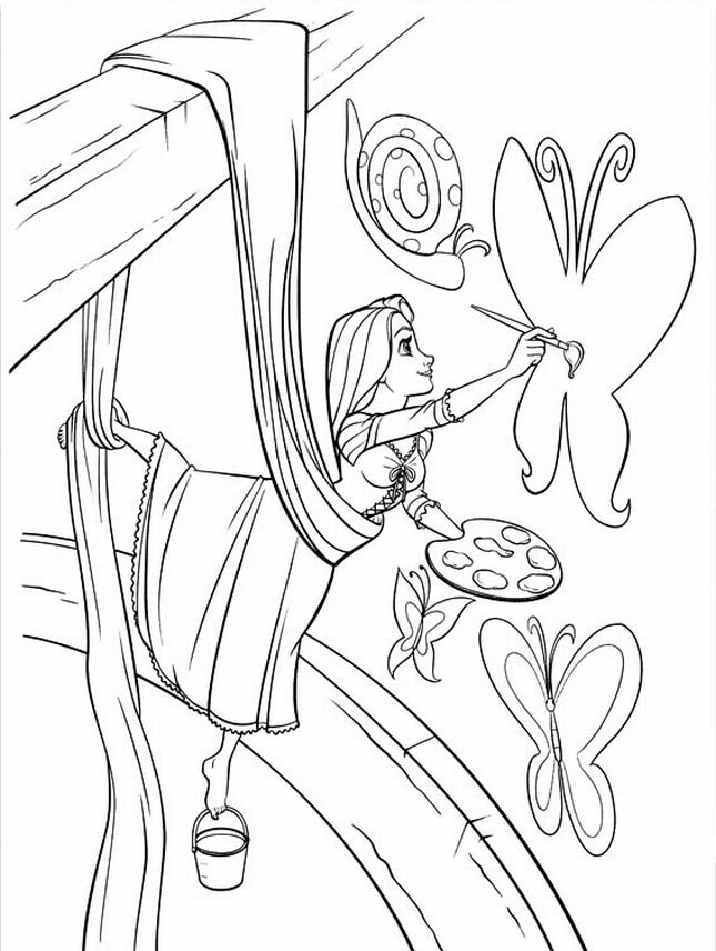 Pinta a rapunzel