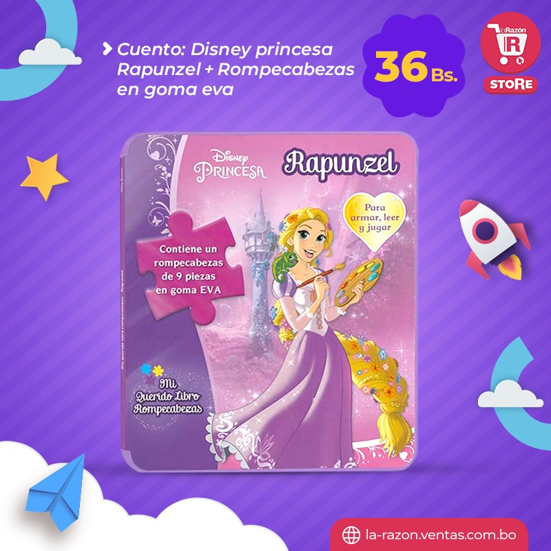 Cuento disney princesa rapunzel