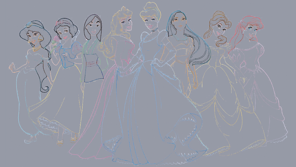 Princesas da disney revelam as evoluããµes do seu tempo