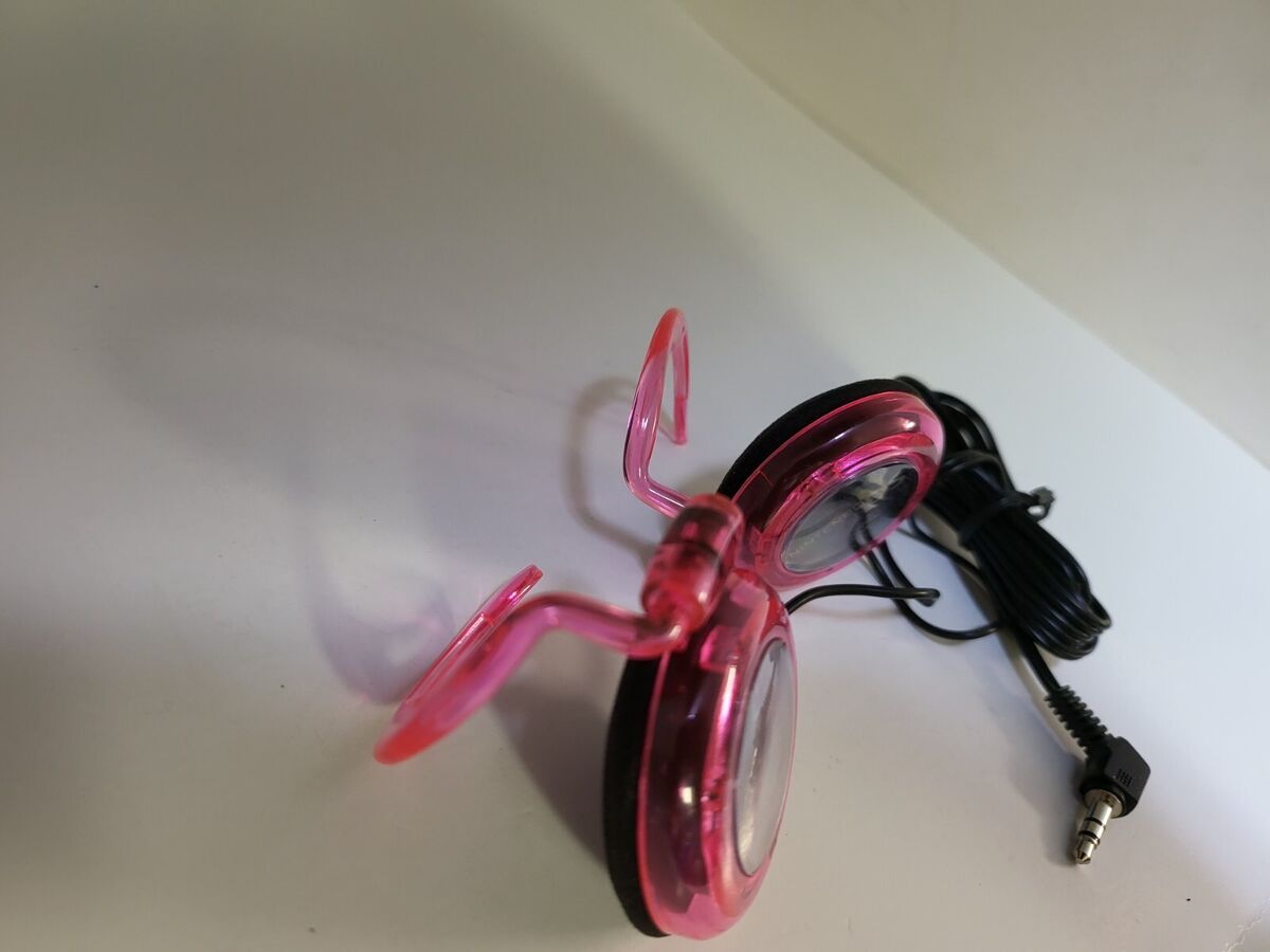 New princess peach pink nintendo over the ear headphones for gameboy color a