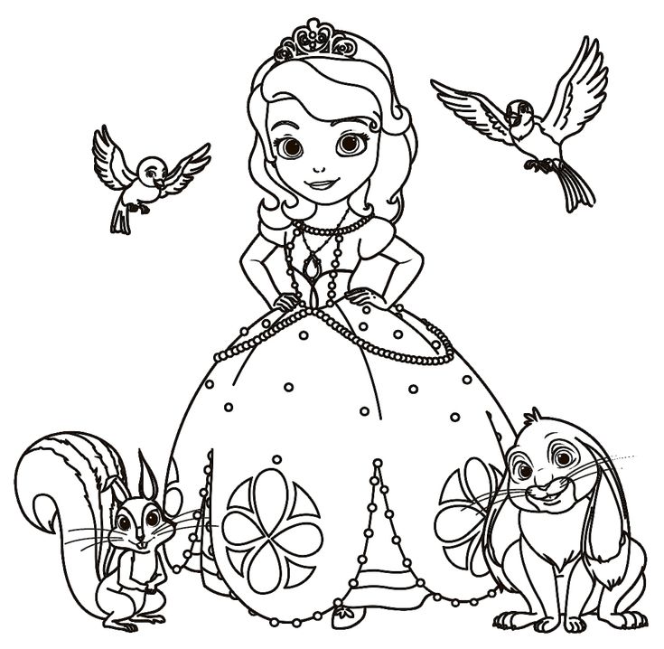 Princesas para colorir e pintar princesa sofia para colorir desenhos de princesas pãginas para colorir de unicãrnio
