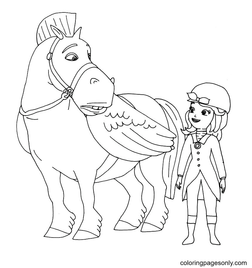 Desenhos de princesa sofia para colorir e imprimir colorir online princesas