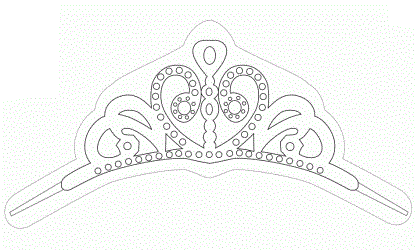 Sofia the first tiara template